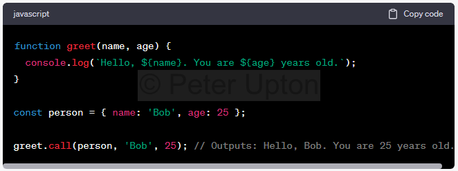 JavaScript Call